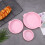 4Pcs Silicone Cake Pan Round Cake Layer Set Silicone Bakeware Mold for Baking Tool Rainbow Cake and Mousse, , 4Inch 8