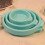 4Pcs Silicone Cake Pan Round Cake Layer Set Silicone Bakeware Mold for Baking Tool Rainbow Cake and Mousse, , 4Inch 1