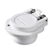 W400BWHP Vacuum Safety Lock, Free Rotation Pool Vacuum Adapter for Hose Pool Cleaner Wall Fitting