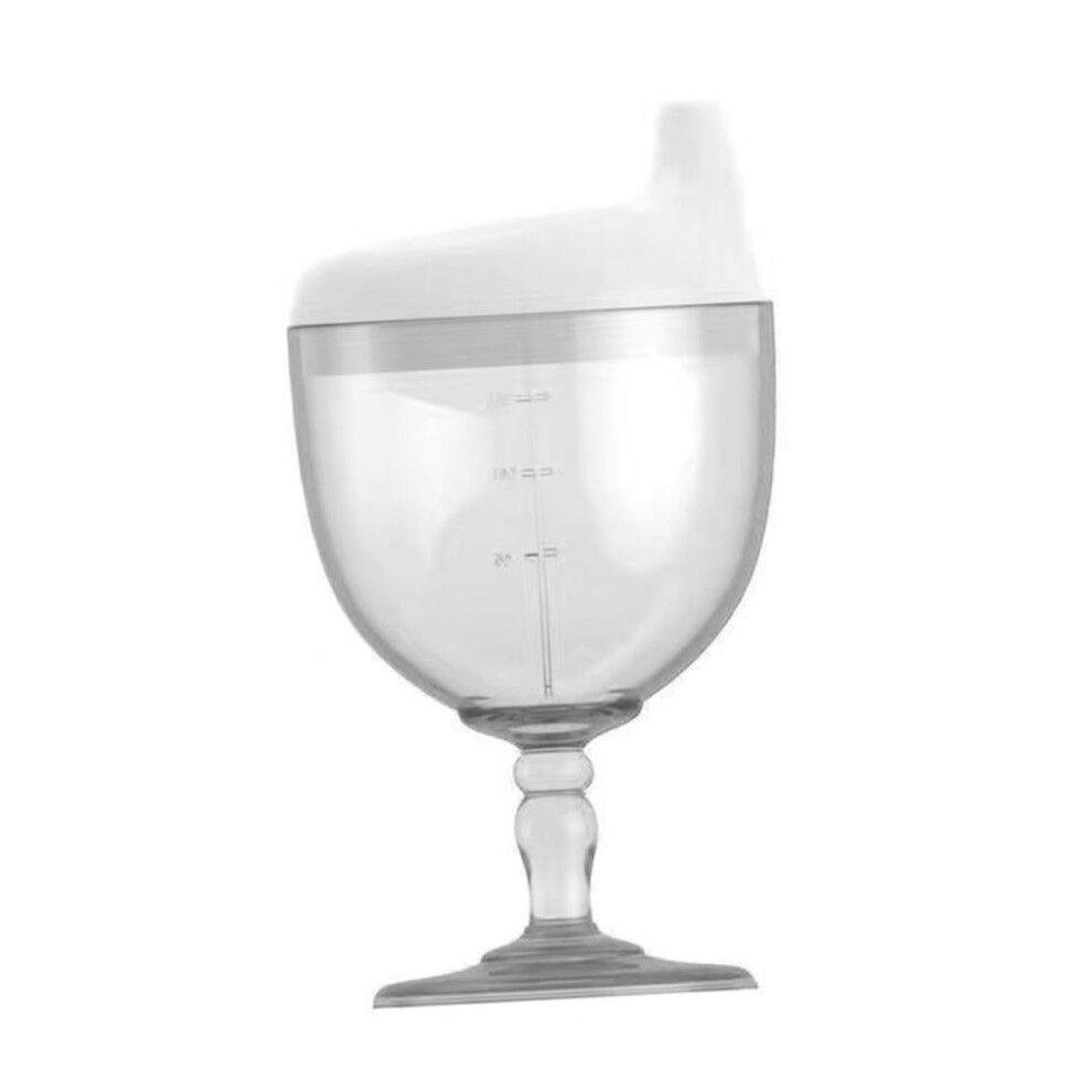 Spill Proof Sippy Cup For Toddlers 150Ml Leakproof Valve Design Easy Clean Grip White