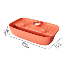 Évier Domestique Égouttoir Robinet Anti-Éclaboussures Égouttoir Pad Éponge Chiffon Laine D'Acier Gadget Boîte de Rangement,B