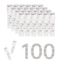 Cryovials Steriele Buisjes 2 Ml Laboratoriumflesjes met Dop Cryovial voor Opslag Bij Lage Temperaturen, Doos van 100