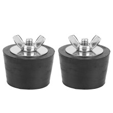 2pcs 1.5 Inch Rubber Pool Winterizing Plug for Swimming Pool Spa Plumbing Freeze Protection