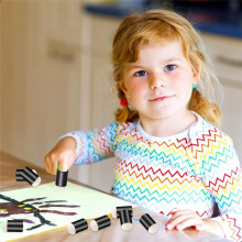 20 Pcs Finger Sponge Daubers,Finger Painting Sponge  Drawing Sponge Dauber Set Finger Daubers