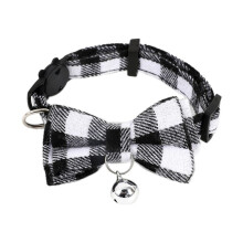 B-Cute Cat Collar Small Puppy Cat Dog Collars Bow Kitten Collar Bowknot Necklace with Bell for Dog Cat