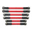 Steering Linkage Pull Rod Tie Rod for  Steering Linkage Pull Rod Tie Rod for  Hoss/Slash/Rustler 4WD Red 1