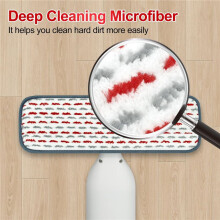 4er-Pack Verdickte Wischpads, Kompatibel mit , Nachfüllungen für Power Mop, Nachfüllpads für Spray Power Mop Wet Pads
