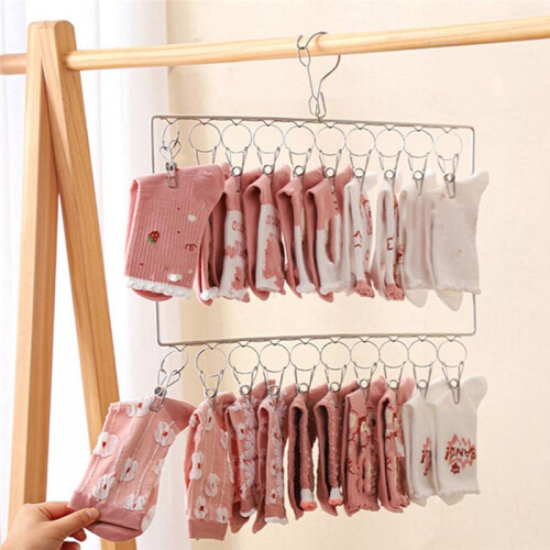 Stainless Steel Multi-Clip Hanger, Sword Hanger, Multi-Function Underwear Drymen 1