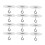 12Pcs Self Adhesive Ceiling Hooks No Drilling Ceiling Hooks for Hanging Small Plants Wind Chimes 1