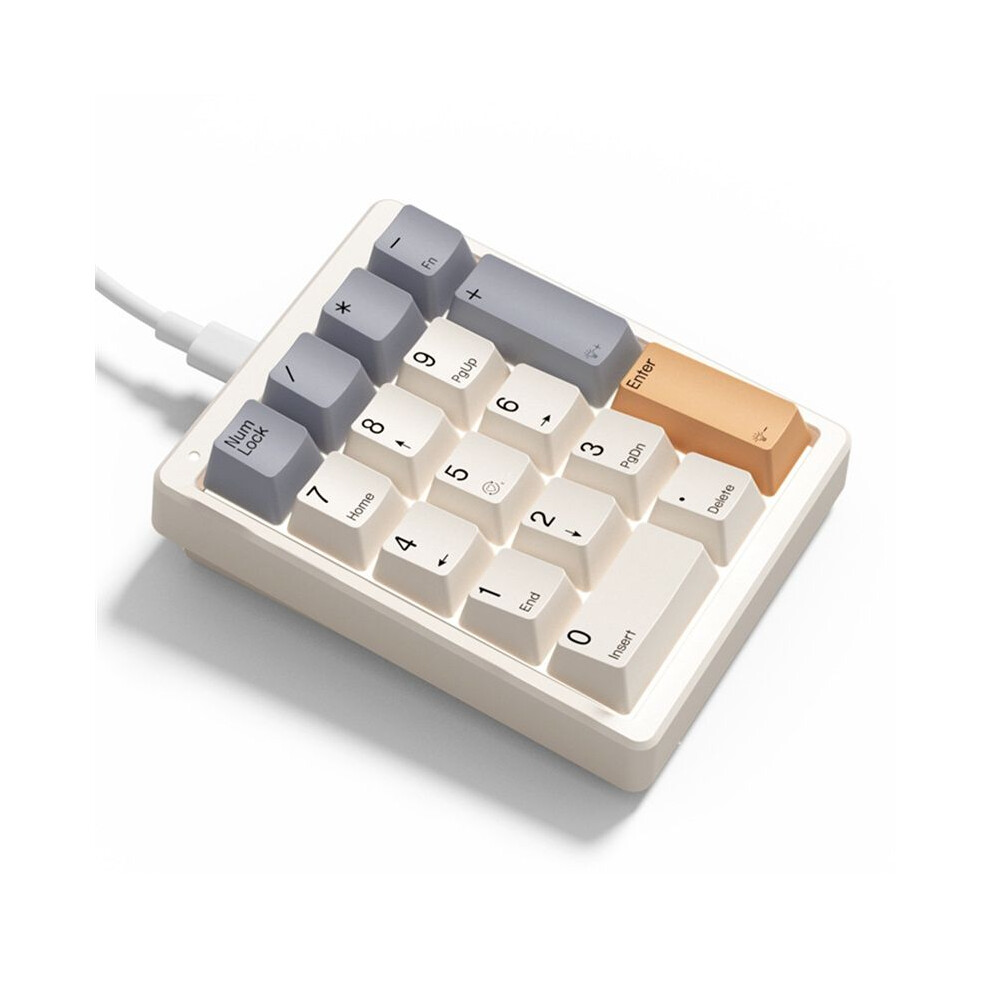 17 Keys Type C Wi Number Pad Mechanical Numeric Keypad Numpad Gaming Keyboard Programming Keypads Axis Red 4712653507060