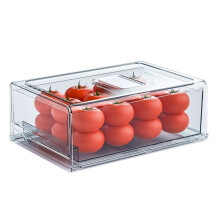 Drawer Refrigerator Storage Box, Stackable Refrigerator Storage Box, Kitchen Cabinet Fresh Storage L