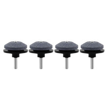 4PCS Lawnmower Dull Blade Sharpener, Lawn Mower Blade Sharpener Tool, Universal Blade Sharpeners for Lawn Mowers,Black