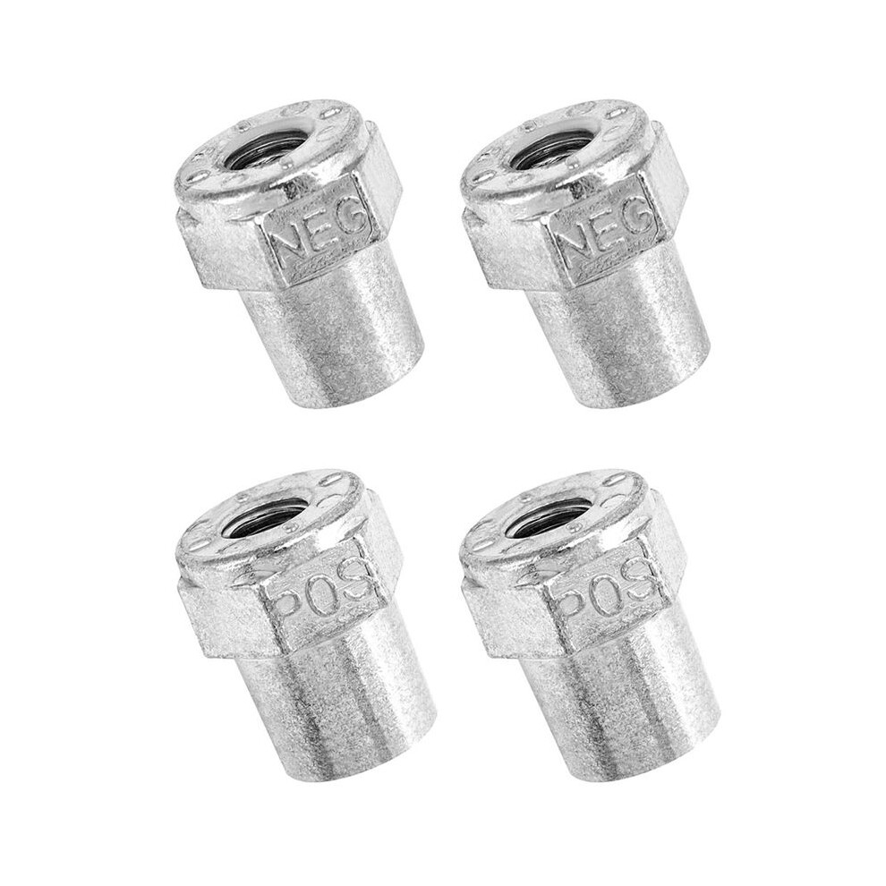 Car Positive Negative Battery Post Terminal, 2 Pair Zinc Alloy Battery Adapter, 3/8 Female Stud Adapter 4712847508507