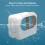 PULUZ for  GO3/3S Camera Silicone Case Multifunctional Sports Camera Protective Accessories White 6