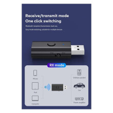 Trasmettitore e Ricevitore 5.3, Adattatore USB, Trasmettitore Audio Wireless per TV, Sistema Audio Domestico/Auto