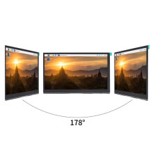 10,1 Zoll Kapazitiver Touchscreen -Kompatibler Monitor 1024 X 600 IPS mit Lautsprecher für Raspberry Pi