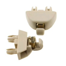 Car Sun Visor Clip Plastic Sun Visor Hook Clip Sun Visor Clip Retainer for A6 6R0857561 Beige