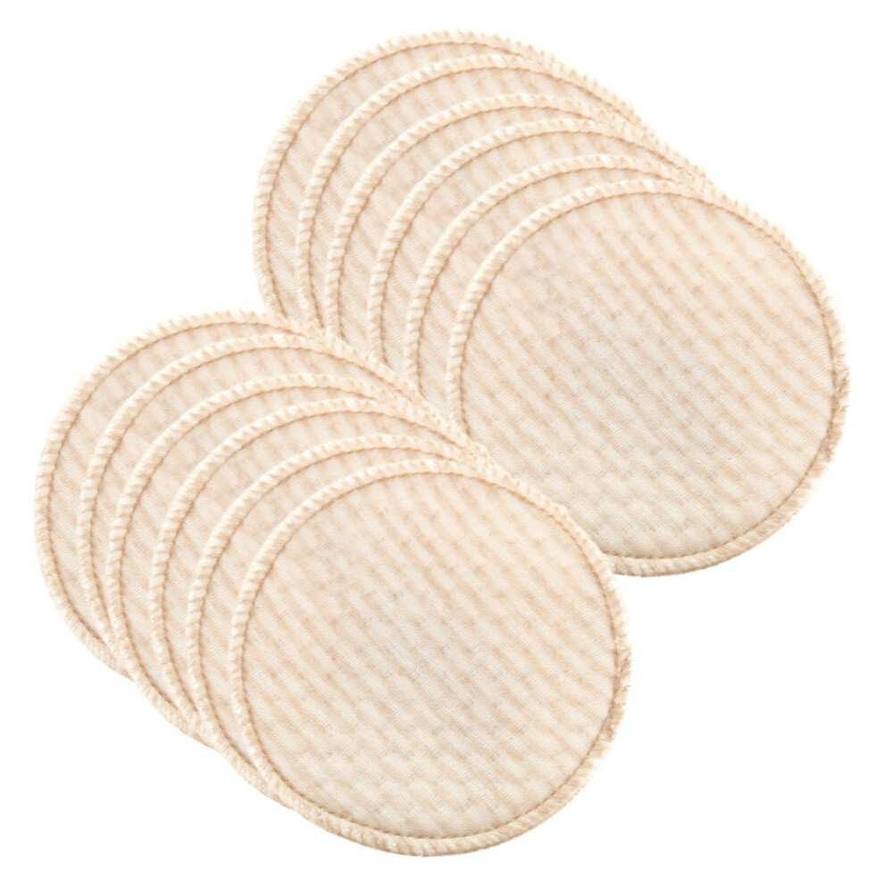 12PCS Reusable Nursing Pads for Breastfeeding Washable Cotton LeakProof Comfort Fit