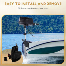 Electric Outboard Motor Bracket Hinge Kit Fishing Finder Mount Fits for 28lb 36lb 46lb 50lb Electric Outboard Motors