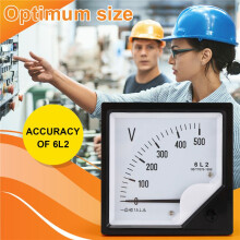 6L2 Voltmeter AC 500V Pointer Type Voltage Meter Mechanical Header