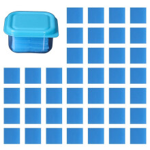 Peinture Colle Argile avec BoîTe Broderie Forage Boue 5D Peinture Forage Accessoires Cire Pointage Art Bricolage Bleu