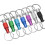 7pcs Quick Release Detachable Keychain, Double Rings Pull Apart Keychain, Spring Split Snap Seperate Keychain 1