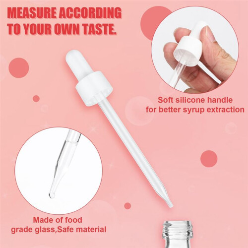 12 Pack Glass Dropper Compatible for  Flavors Bubly Drops for Soda Stream Accessories 2