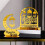 Ornamentos AcríLicos Ramadan Kareem Lanterna Estrela Lua Dourada DecoraçõEs Eid Mubarak C 3