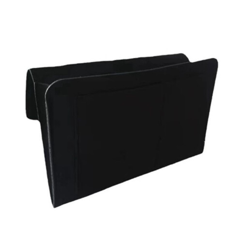 Bedside Storage Organizer Anti-Slip Bedside Bag Bed Sofa Side Pouch Hanging Couch Storage Black