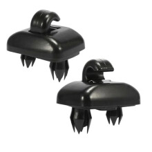 1 Par de Soporte Interno de Gancho de Hebilla de Parasol Negro para Coche 8U0857562A 8E0857561 para A3 A4L A5 A6L Q5 Q3