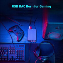 K5Pro USB-DAC-Gaming-Kopfhörerverstärker Digital-Analog-Audiokonverter mit HiFi-Stereoanlagen
