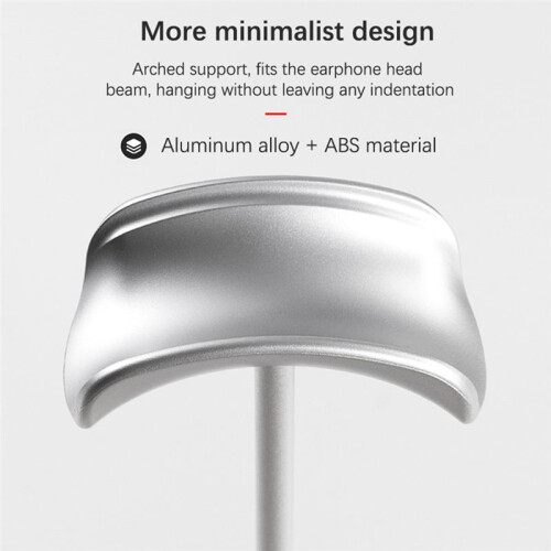 Supporto per Cuffie Elegante Supporto per Cuffie Antiscivolo per AirPods Max//per //// Ecc. Argento