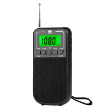 Tragbares AM FM SW-Radio, Transistorradio mit LED-Taschenlampe, Notfall-Taschen-Walkman-Radio für Outdoor-Camping