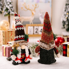 Weihnachtsdekorationen, Weihnachtszwerg, Heimdekoration für Den Innenbereich, Handgefertigter Weihnachtszwerg, perfekt für Tischdekoration