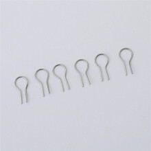 100PCS R-Shaped Hanging Burning Needle for Kiln, Glass Fusing & Ceramic,Make DIY Pendant Ornament Wires (0.55x1.2cm)