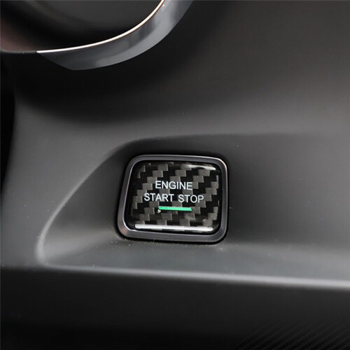 Start Stop Push Button for  Camaro Corvette C7 Car Engine Ignition  Button Cover Decoration Trim(B) 2