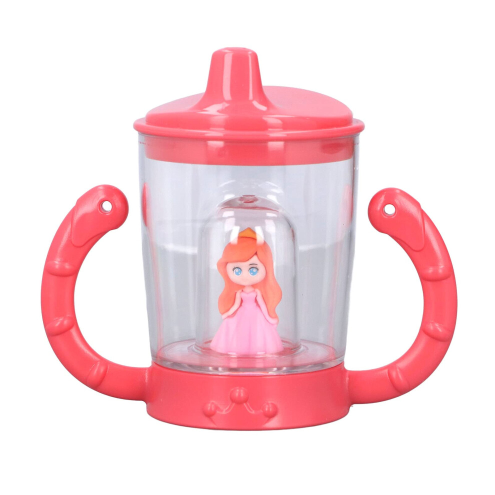 150Ml Leakproof Sippy Cup For Toddlers With Soft Spout And Handles, Watermelon Red