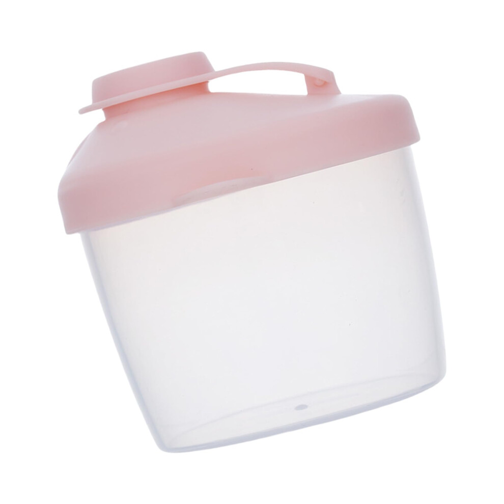Baby Milk Powder Dispenser 40G Leakproof Formula Container For Travel Compact Detachable Design Pink
