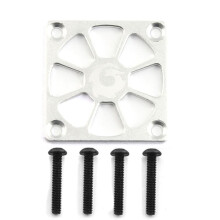 LüFterabdeckung Aus Aluminiumlegierung, 30 X 30 Mm, für RC-Motor, ESC, Elektrisch Regulierende LüFterschutzabdeckung, Silber
