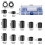 320 Pcs Electrical Outlet Screws Spacers, Black Nylon Round Spacer Assortment Kit, Plastic Spacers Without Threaded 5