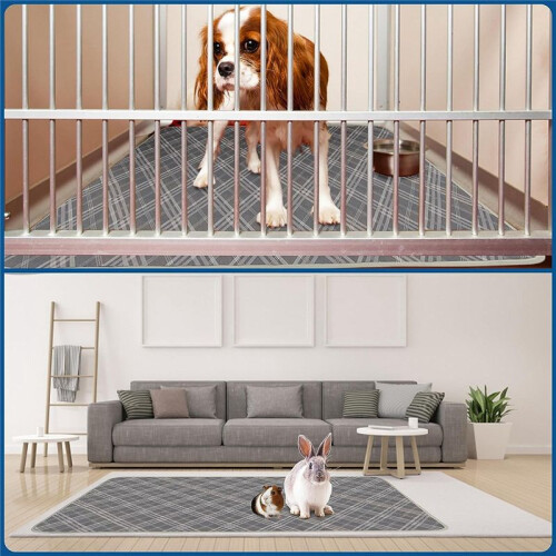 Forros de Gaiola de Cobaia de Pacote, 47 Polegadas X 24 Polegadas Cama de Cobaia ReutilizáVel Roupa de Cama de Coelho, Forros de Gaiola de Animal de 2