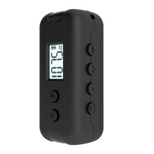 Pocket FM Radio Portable DSP Radio 50-108MHz with LCD Display 3.5mm Headphones Outdoor Sports Handheld Radio-Black