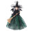 DecoraçãO de Bruxa de Halloween Boneca de Bruxa de 11 Polegadas VéU de Halloween Boneca de Bruxa ChapéU de Bruxa e Vassoura de Bruxa Verde 1