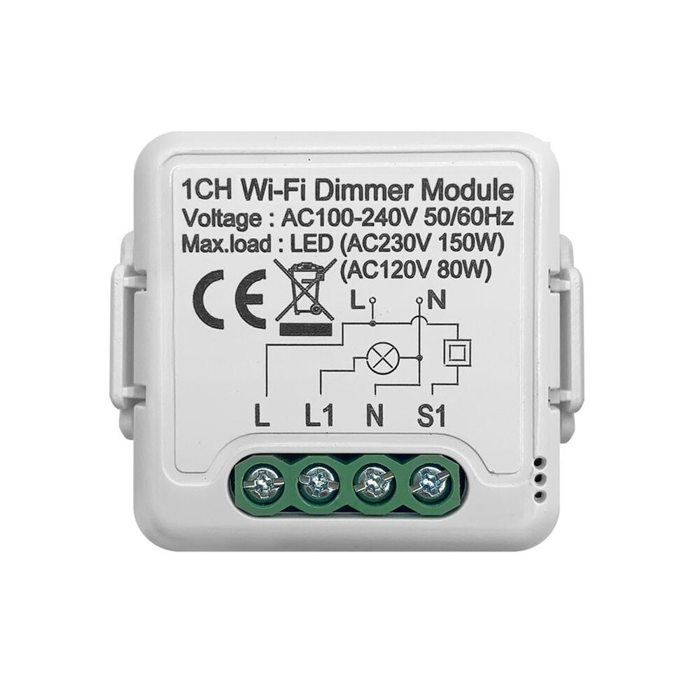 Tuya Wifi Dimmer Module 10A Support 2 Way Control 1 Gang Compatible For Home Alexa Life App 6033640779214