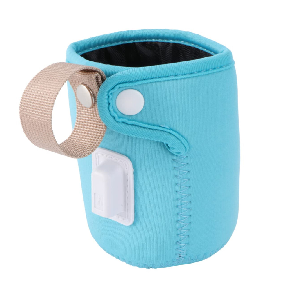 Portable USB Baby Bottle Warmer for Travel and Car, Insulated Milk Heater Fits Most Bottles