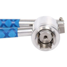 Sertisseuse de Flacon Rabattable de 20 Mm, 100 Capuchons Rabattables et 100 Bouchons en Caoutchouc Inclus