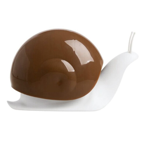 Cute Snail Soap Dispenser for Kitchen Bathroom Etc. (120ML) (White) 1