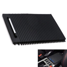 Car Center Console Drink Cover Slide Roller Blind for Great Wall H6 2010-2016 Water Cup Holder Curtain Black