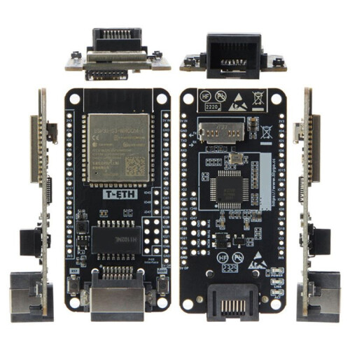 T-ETH-Lite Development Board W5500 Ethernet Module ESP32-S3-WROOM Support TF Expandable Power POE Shield H674 2