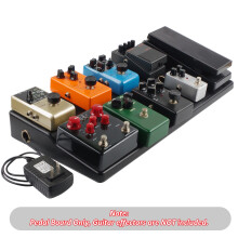 Guitar Effects Pedal Board Sturdy Guitar Pedalboard Case with Sticking Tape Guitar Pedals Accessories
